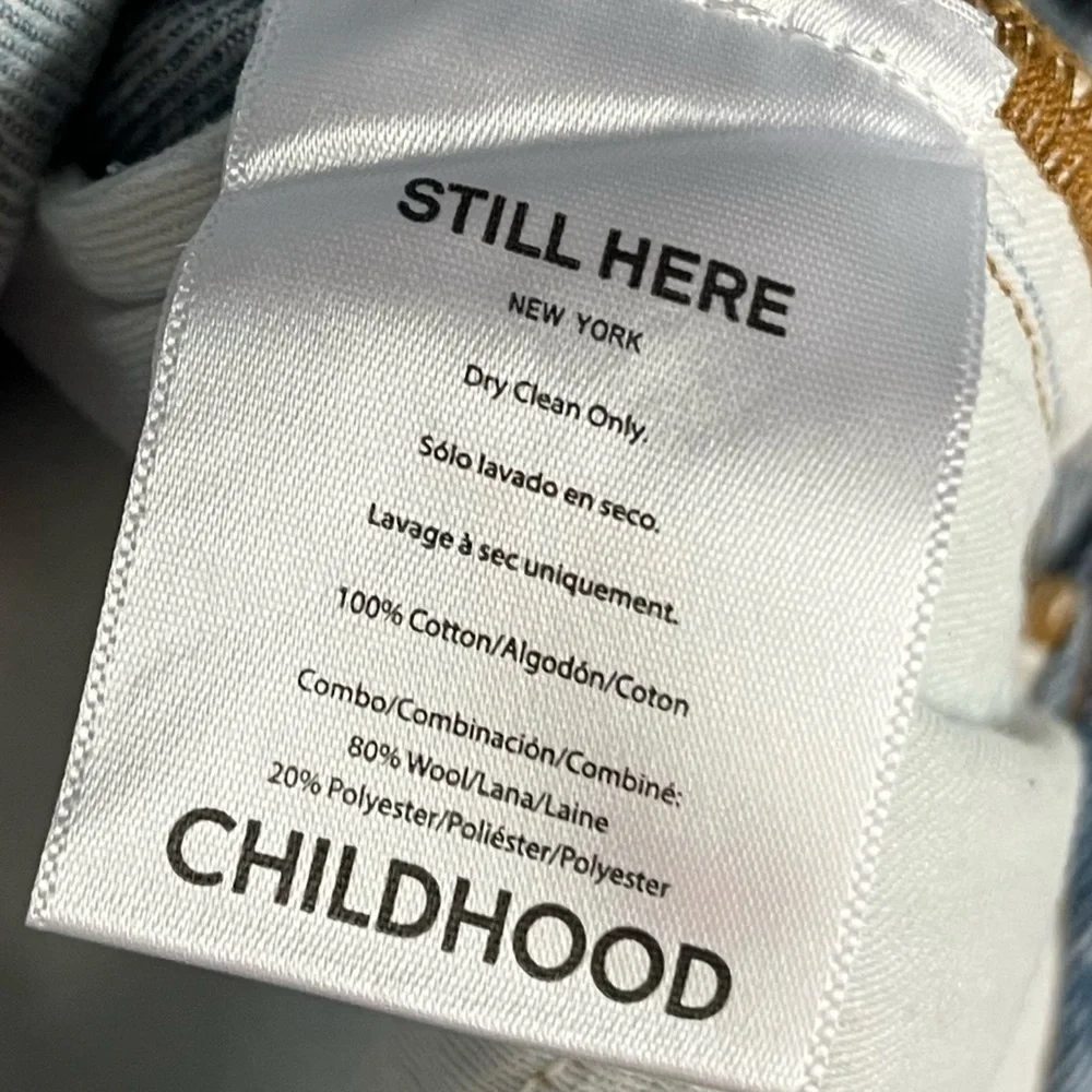 Still Here • Jeans Childhood Straight Leg in Butterscotch Vintage Blue Plaid
